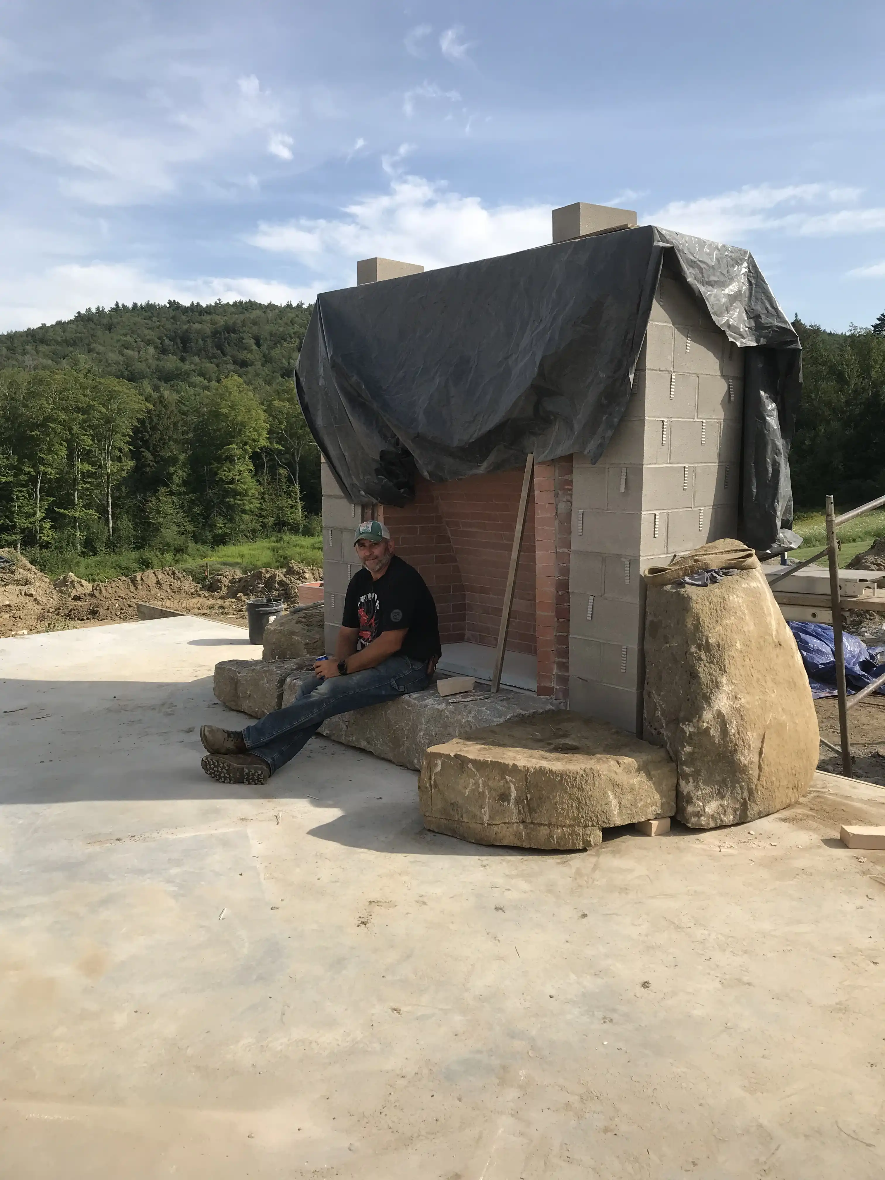 Outdoor patio construction